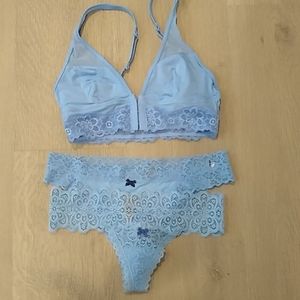 💙 Baby blue lingerie set